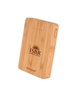 Aspen Mini 5000mAh Bamboo Power Bank-Natural Brown